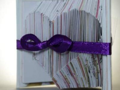 نحوه درست کردن تاکتاب با طرح قلب