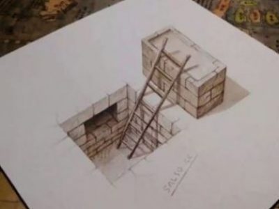 تکرار اولین نقاشی سه بعدی