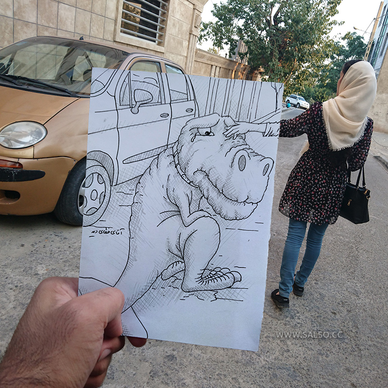 You are currently viewing دختر است دیگر،گاهی دایناسور را هم رام میکند