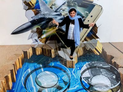 استیکر سه‌بعدی رونمایی گوشی هوآوی p9