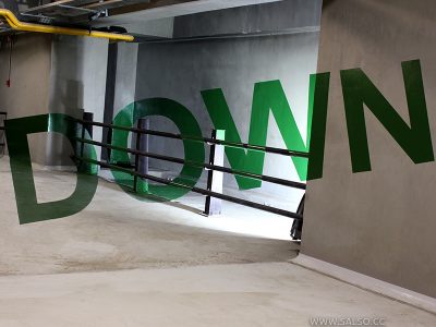 تابلوی خطای دید راهنمای پارکینگ تیراژه۲ DOWN
