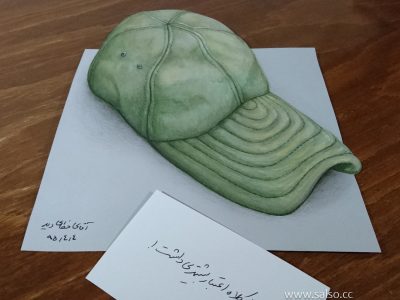 نقاشی سه بعدی سرباز