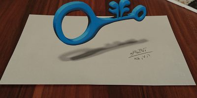نقاشی سه بعدی شیپور