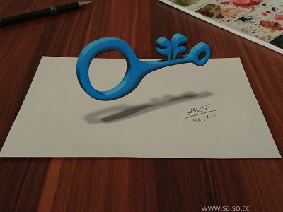 نقاشی سه بعدی شیپور