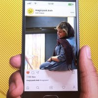 استیکر سه بعدی سلفی موبایل